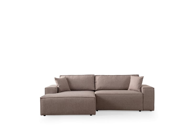 Munehiro Hjørnesovesofa - Brun - Sovesofaer - Hjørnesovesofa