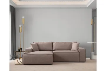 Munehiro Hjørnesovesofa - Brun - Møbler - Sofaer - Sovesofaer