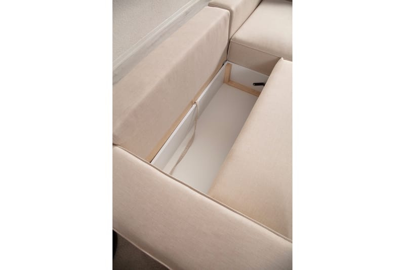Munehiro Hjørnesovesofa - Ecru - Møbler - Sofaer - Sovesofaer