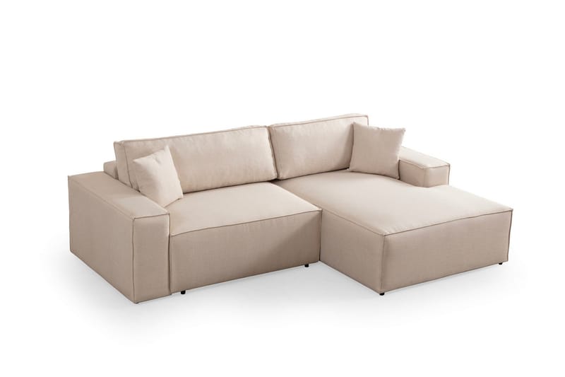 Munehiro Hjørnesovesofa - Ecru - Møbler - Sofaer - Sovesofaer