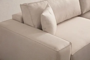 Munehiro Hjørnesovesofa - Ecru - Møbler - Sofaer - Sovesofaer