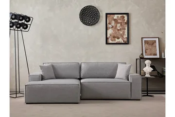 Munehiro Hjørnesovesofa - Lysegrå - Møbler - Sofaer - Sovesofaer