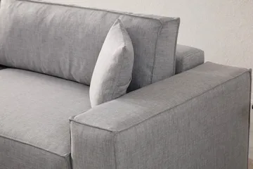 Munehiro Hjørnesovesofa - Lysegrå - Møbler - Sofaer - Sovesofaer