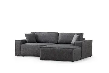 Munehiro Hjørnesovesofa - Mørkegrå - Møbler - Sofaer - Sovesofaer