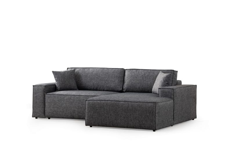 Munehiro Hjørnesovesofa - Mørkegrå - Møbler - Sofaer - Sovesofaer