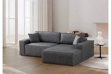 Munehiro Hjørnesovesofa - Mørkegrå - Møbler - Sofaer - Sovesofaer