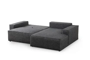 Munehiro Hjørnesovesofa - Mørkegrå - Møbler - Sofaer - Sovesofaer