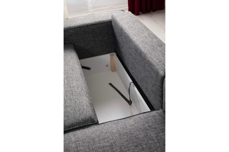 Munehiro Hjørnesovesofa - Mørkegrå - Møbler - Sofaer - Sovesofaer