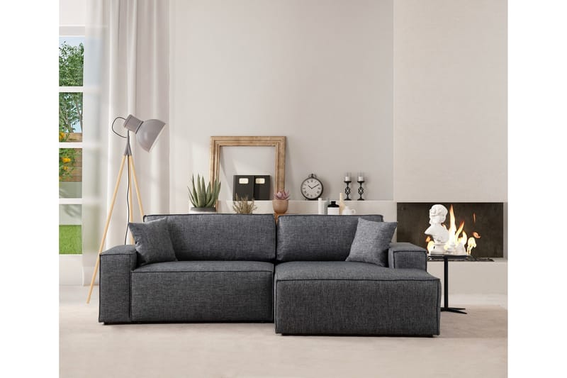 Munehiro Hjørnesovesofa, Mørkegrå