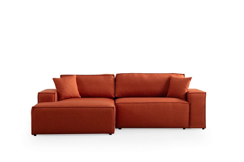 Munehiro Hjørnesovesofa - Oransje - Sovesofaer - Hjørnesovesofa