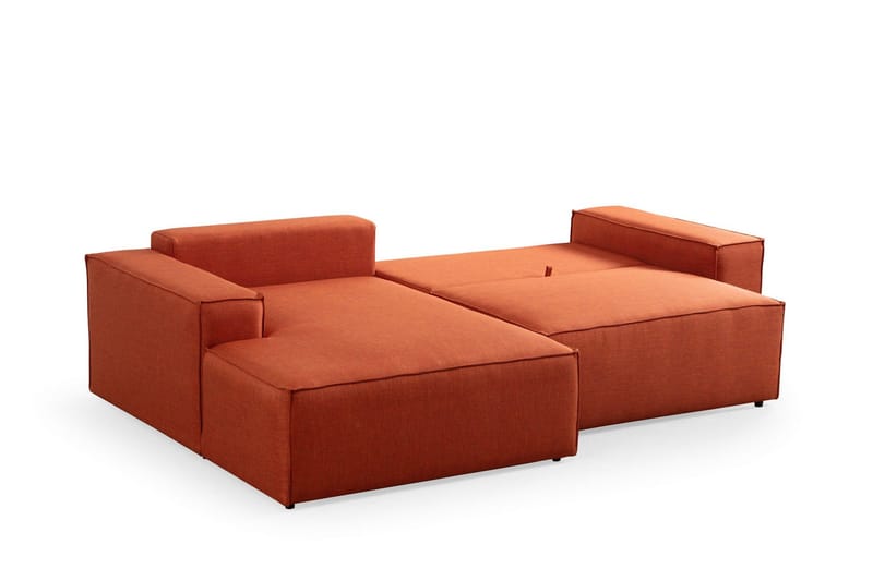 Munehiro Hjørnesovesofa - Oransje - Møbler - Sofaer - Sovesofaer