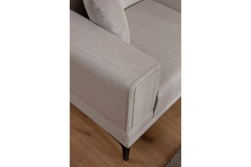 Naoko 3-seter Sovesofa - Beige - Sovesofaer - 3 seters sovesofa