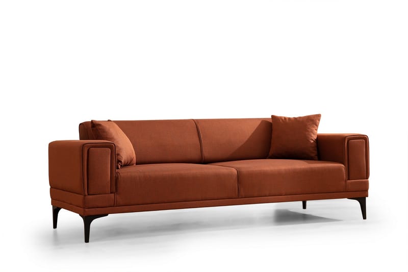 Naoko 3-seter Sovesofa - Rød - Møbler - Sofaer - Sovesofaer