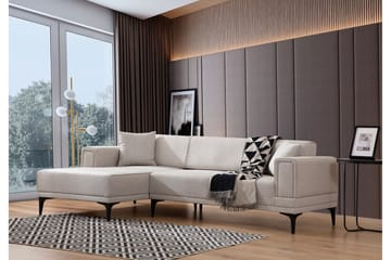 Naoko Sovesofa med divan - Beige - Møbler - Sofaer - Sovesofaer