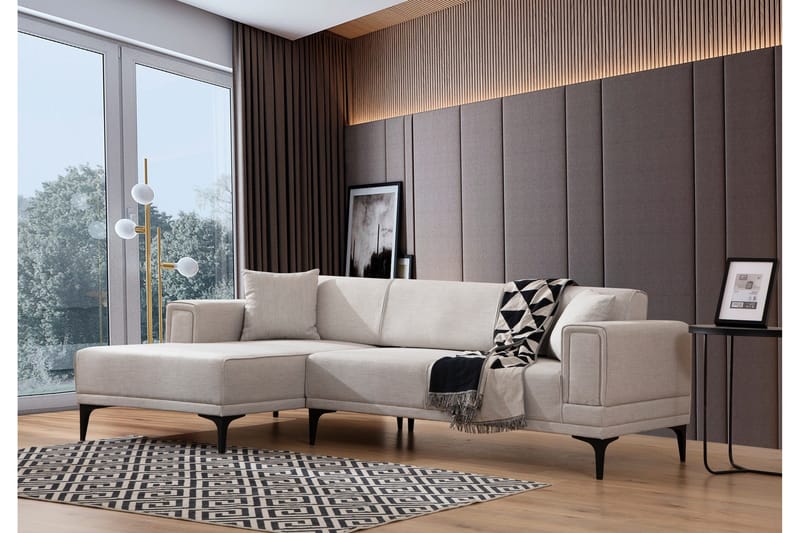 Naoko Sovesofa med divan - Beige - Møbler - Sofaer - Sovesofaer