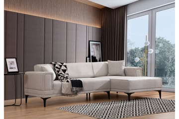 Naoko Sovesofa med divan - Beige - Møbler - Sofaer - Sovesofaer