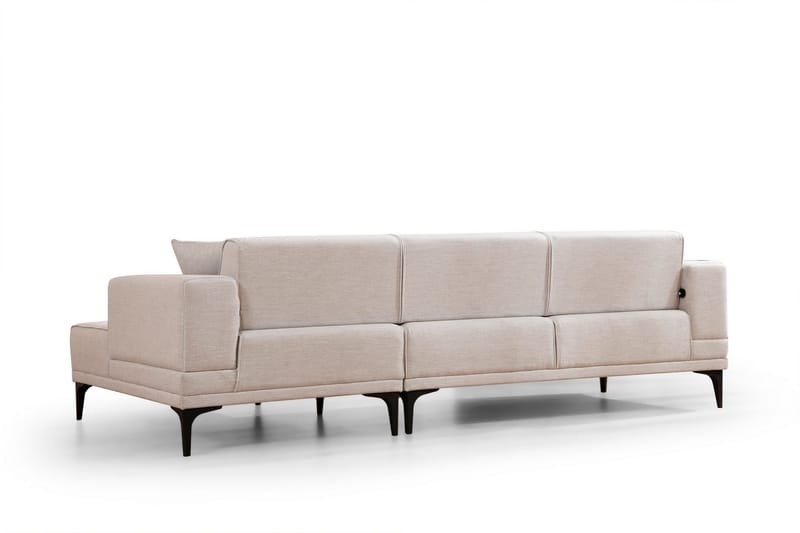 Naoko Sovesofa med divan - Beige - Møbler - Sofaer - Sovesofaer