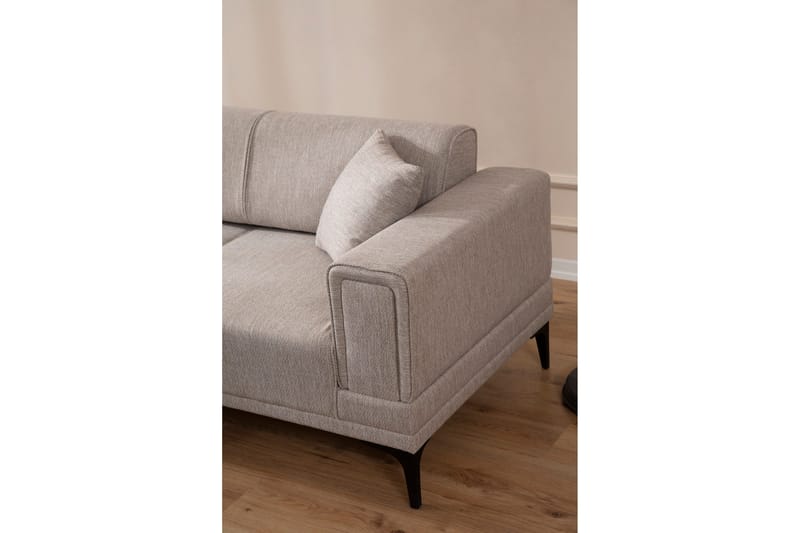 Naoko Sovesofa med divan - Lysebrun - Møbler - Sofaer - Sovesofaer