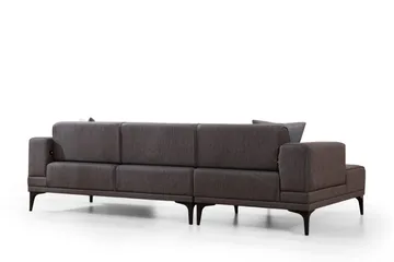 Naoko Sovesofa med divan - Mørkegrå - Møbler - Sofaer - Sovesofaer