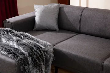 Naoko Sovesofa med divan - Mørkegrå - Møbler - Sofaer - Sovesofaer