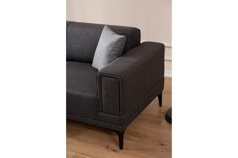 Naoko Sovesofa med divan - Mørkegrå - Møbler - Sofaer - Sovesofaer