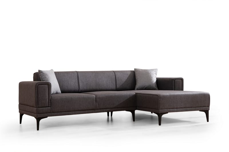 Naoko Sovesofa med divan - Mørkegrå - Møbler - Sofaer - Sovesofaer