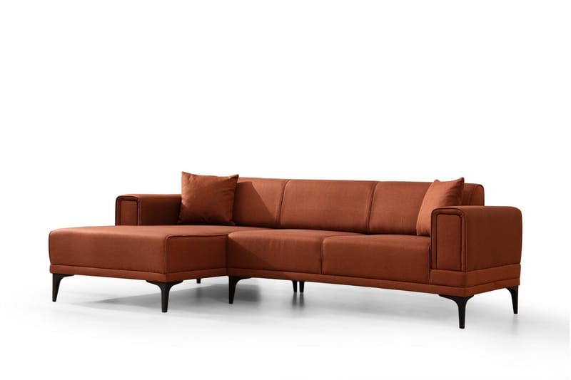 Naoko Sovesofa med divan - Rød - Møbler - Sofaer - Sovesofaer