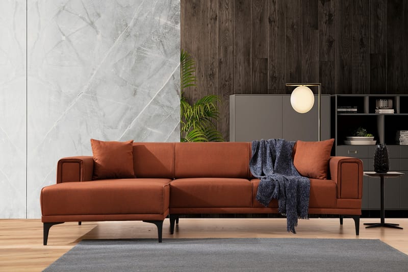 Naoko Sovesofa med divan - Rød - Møbler - Sofaer - Sovesofaer