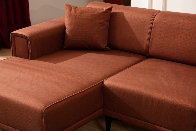 Naoko Sovesofa med divan - Rød - Møbler - Sofaer - Sovesofaer