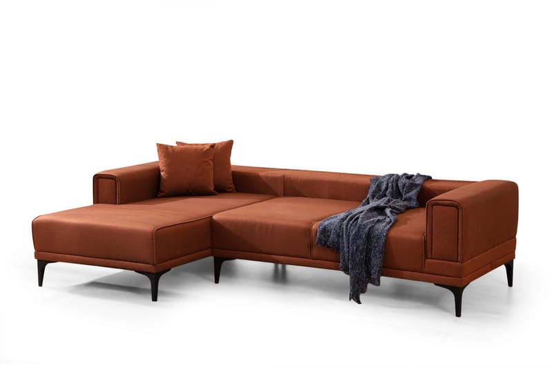 Naoko Sovesofa med divan - Rød - Møbler - Sofaer - Sovesofaer