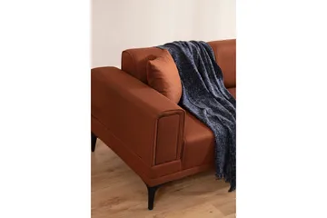 Naoko Sovesofa med divan - Rød - Møbler - Sofaer - Sovesofaer