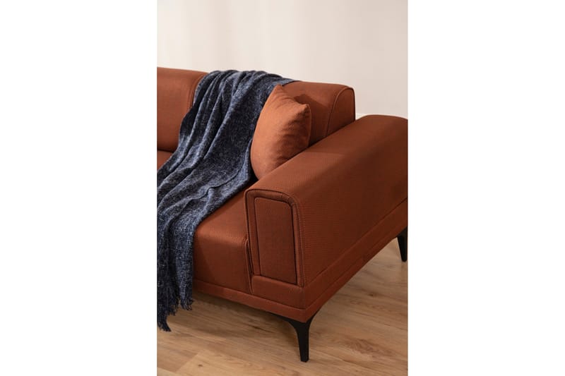 Naoko Sovesofa med divan - Rød - Møbler - Sofaer - Sovesofaer