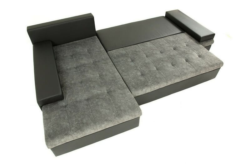 Naoma 3-seters Hjørnesovesofa - Akasie/Hvit - Møbler - Sofaer - Sovesofaer