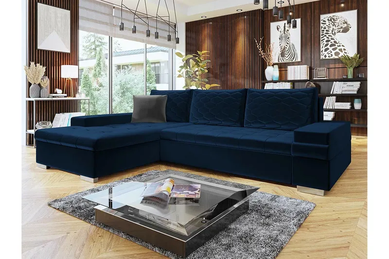 Naoma 3-seters hjørnesovesofa - Møbler - Sofaer - Sovesofaer
