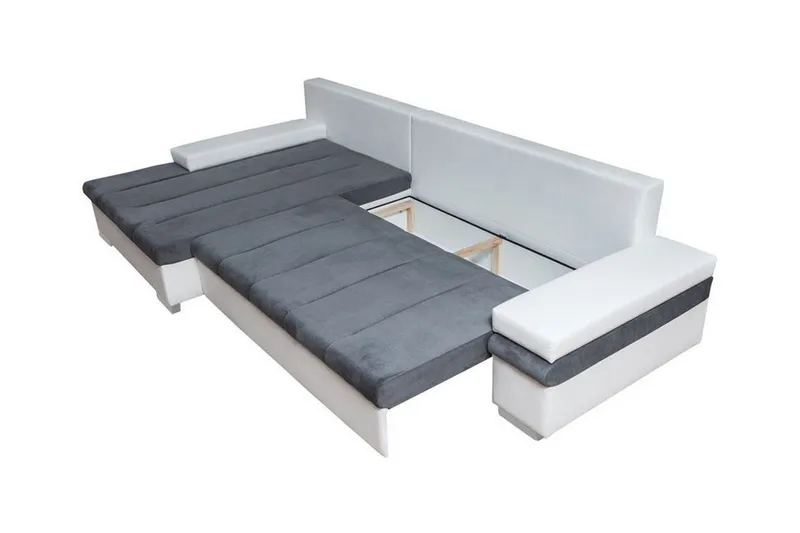 Naoma 3-sits Hörnbäddsoffa Beige - Møbler - Sofaer - Sovesofaer