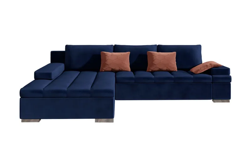 Naoma 4-seters Sovesofa Venstre, Blå