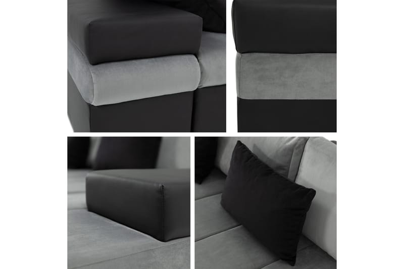 Naoma Sovesofa Med 3-Seters Divan - Grønn - Møbler - Sofaer - Sovesofaer