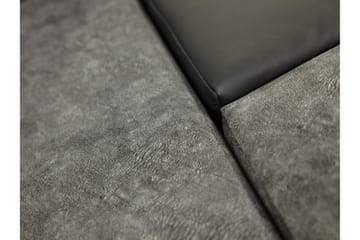 Naoma Sovesofa Med 3-Seters Divan - Svart/Brun - Møbler - Sofaer - Sovesofaer
