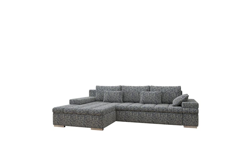 Naoma Sovesofa med Divan 4-sits - Marineblå - Møbler - Sofaer - Sovesofaer