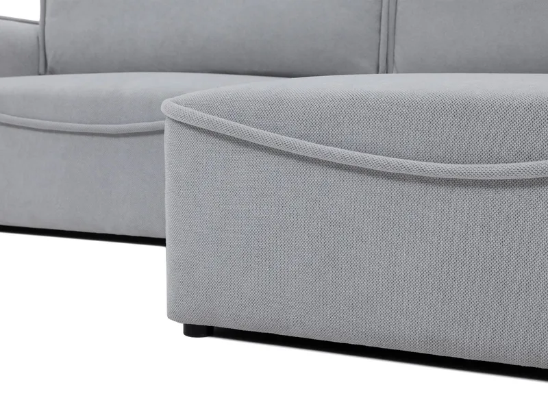 Navrel 3-seters Sovesofa med Sjeselong og Oppbevaring - Blå - Møbler - Sofaer - Sovesofaer