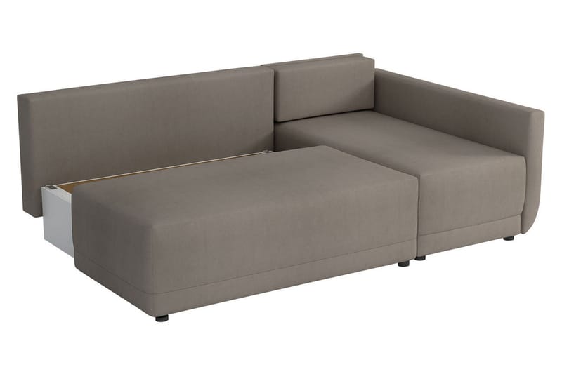 Nestor Hjørnesofa Høyre - Svart - Møbler - Sofaer - Sovesofaer