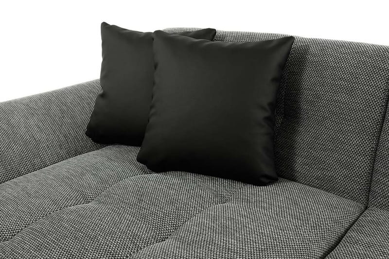 Niesha U-sovesofa - Grå/Hvit/Rød - Møbler - Sofaer - Sovesofaer