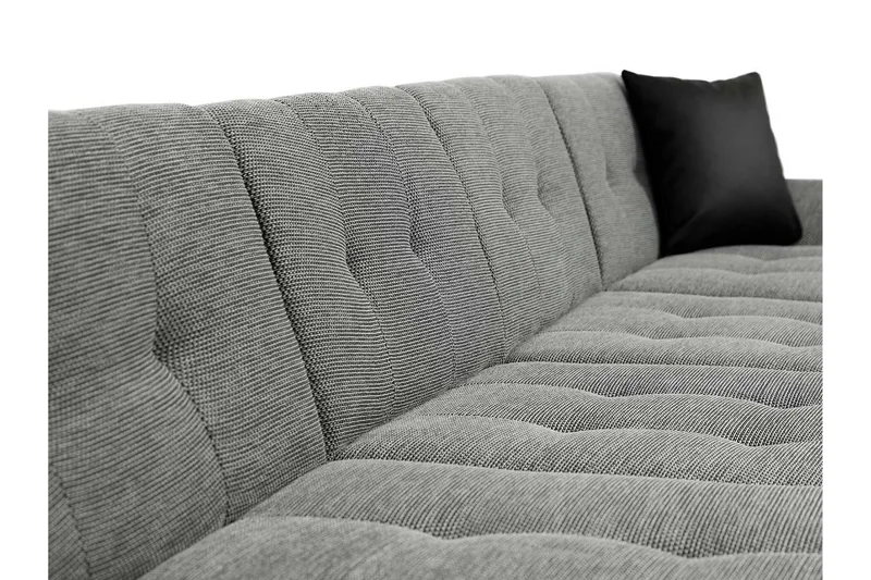 Niesha U-sovesofa - Svart - Møbler - Sofaer - Sovesofaer