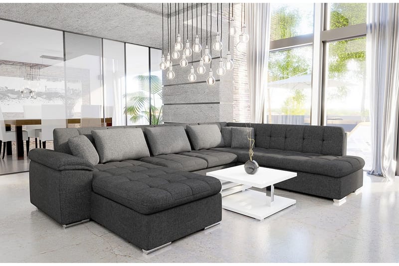 Niko U-sovesofa 350x205x76 cm - Sovesofaer - Sovesofa divan