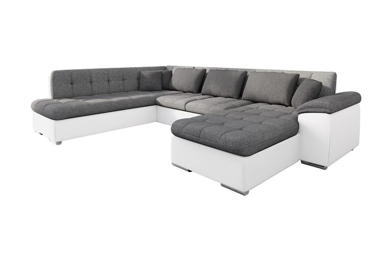 Niko U-sovesofa 350x205x76 cm - Sovesofaer - Sovesofa divan - Skinnsofaer