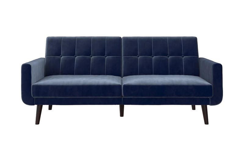 Nola 3-seters Sovesofa Fløyel/Blå, Dorel Home