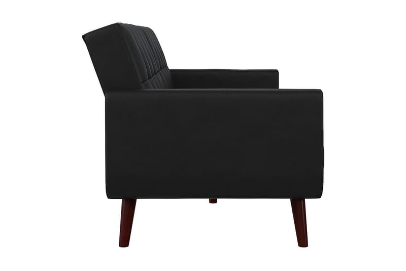 Nola 3-seters Sovesofa Kunstlær/Svart - Dorel Home - Skinnsofaer - 3 seters sovesofa - Sovesofaer