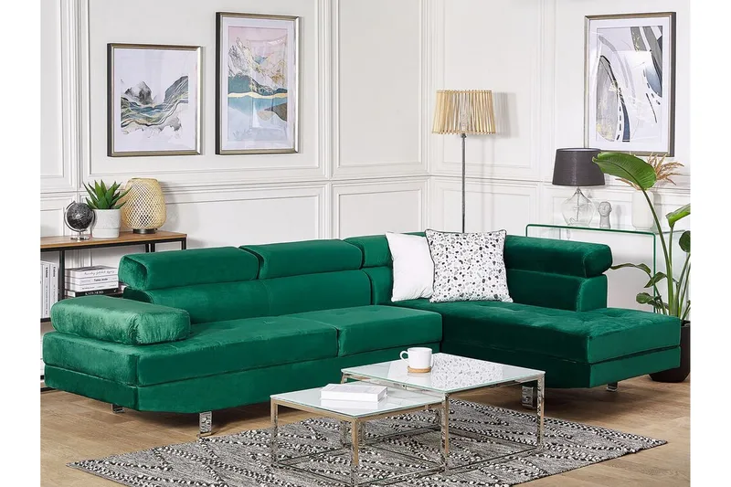 Norreia 5-seters Hjørnesovesofa Venstre - Møbler - Sofaer - Sovesofaer