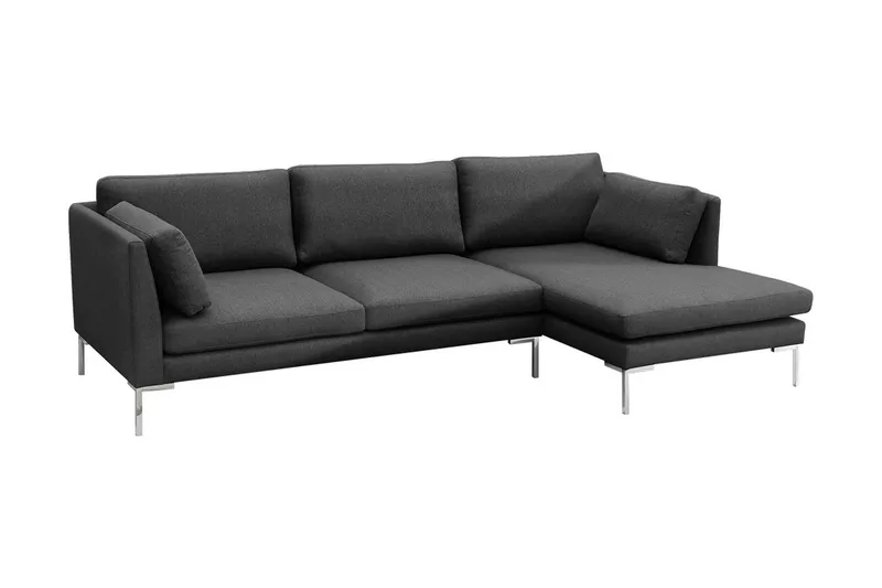 Ocean Divansofa 278x162x86 cm, Mørkegrå
