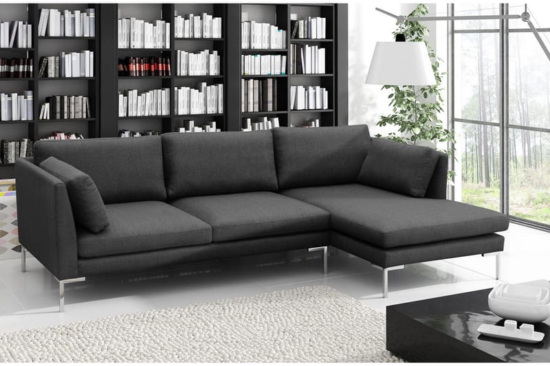 Ocean Divansofa 278x162x86 cm - Mørkegrå - Møbler - Sofaer - Sovesofaer - Sovesofa divan